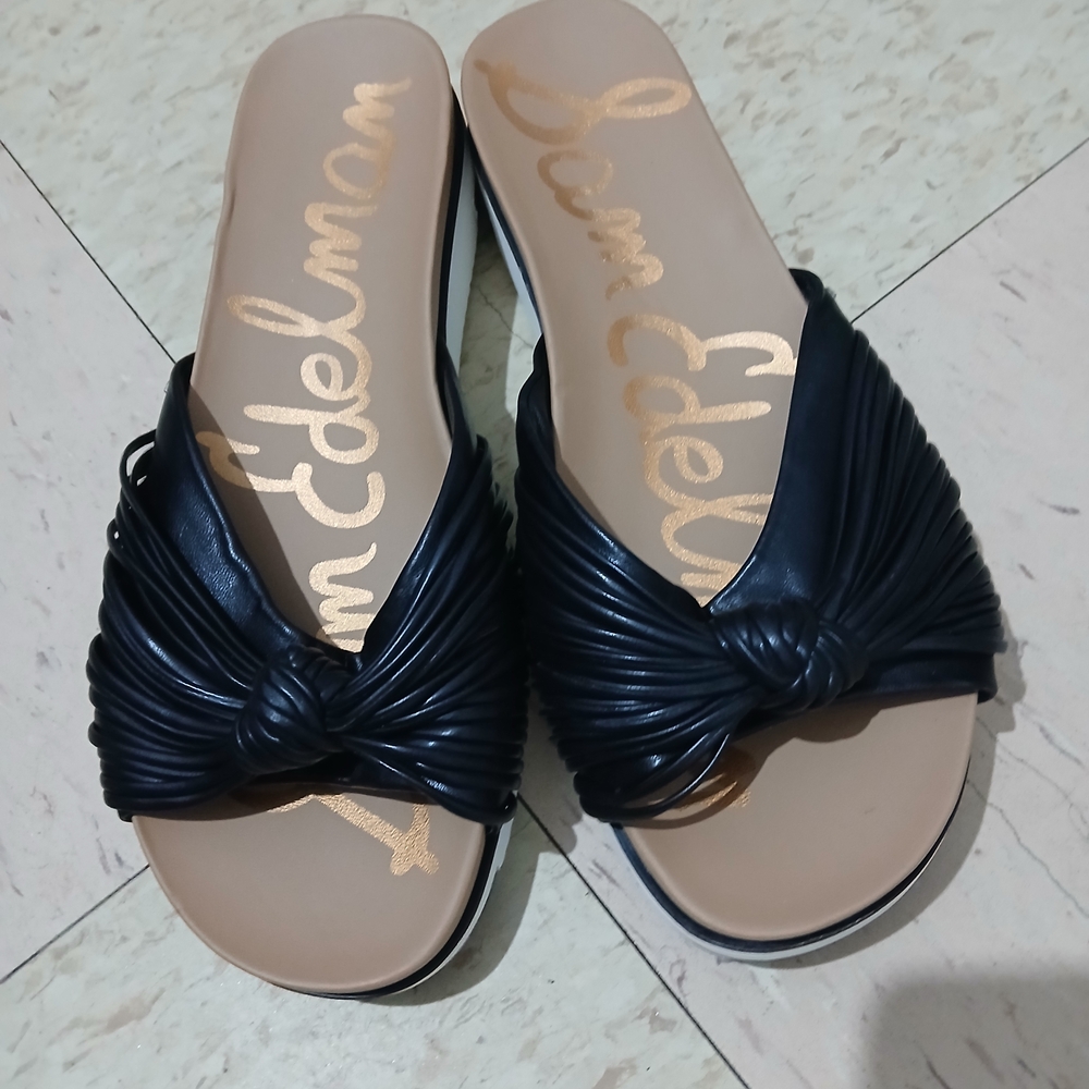 Sam Edelman Black Women's Slide Sandals